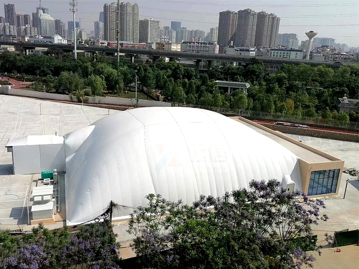 山西充氣膜 氣膜結構 氣柜 球館氣膜結構