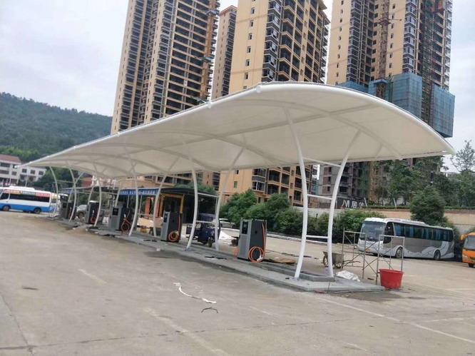 膜結(jié)構(gòu)停車棚工程施工要點(diǎn)